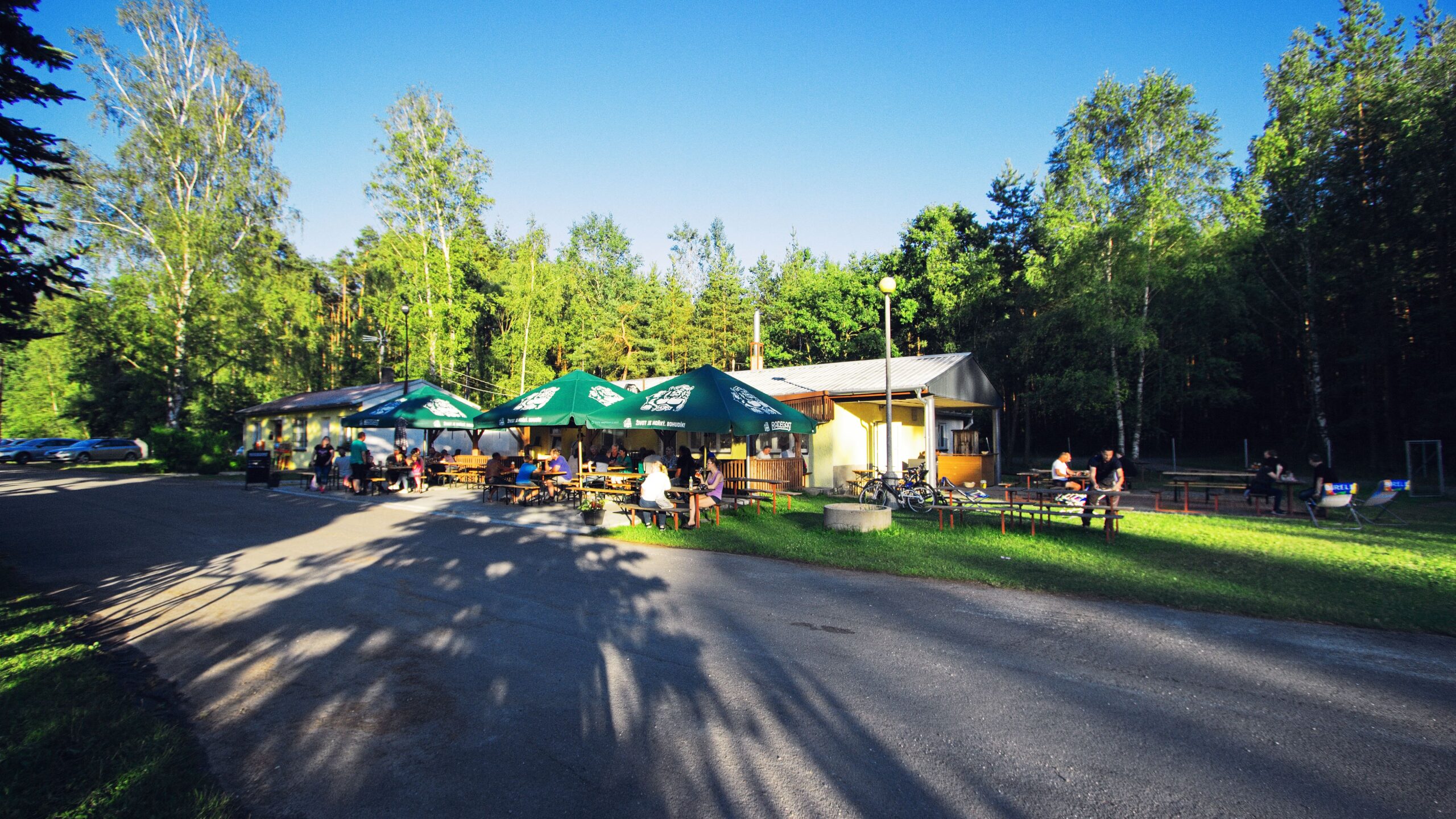 Pohoda Restaurace letní podvečer